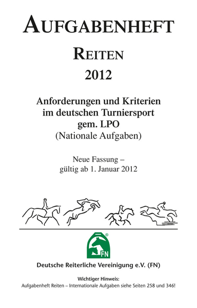 Aufgabenheft 2012 Reiten - Inhalt