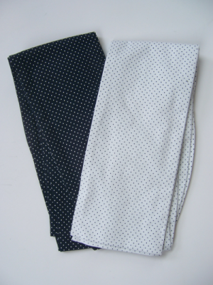 Englischer Binde-Plastron mit Muster