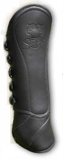 Leder Geländegamaschen für hinten