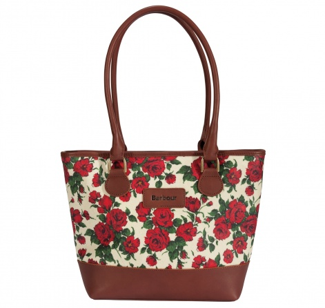 Barbour Rose Print Tote