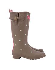 Joules Welly beige mit Punkten