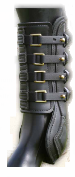 Leder Geländegamaschen für vorne