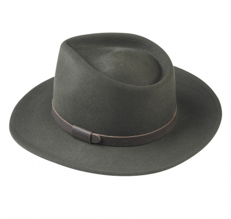 Barbour Crushable Bushman Hat dunkelbraun