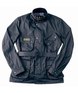 Barbour Flyweight Wax International Jacke schwarz