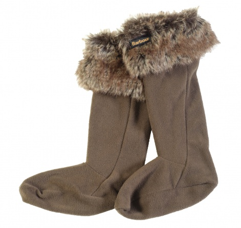 Barbour Fur Top Welly Liner braun